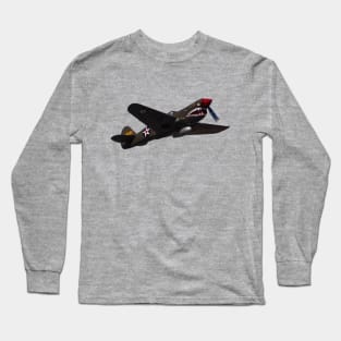P-40E Warhawk - No Background Long Sleeve T-Shirt